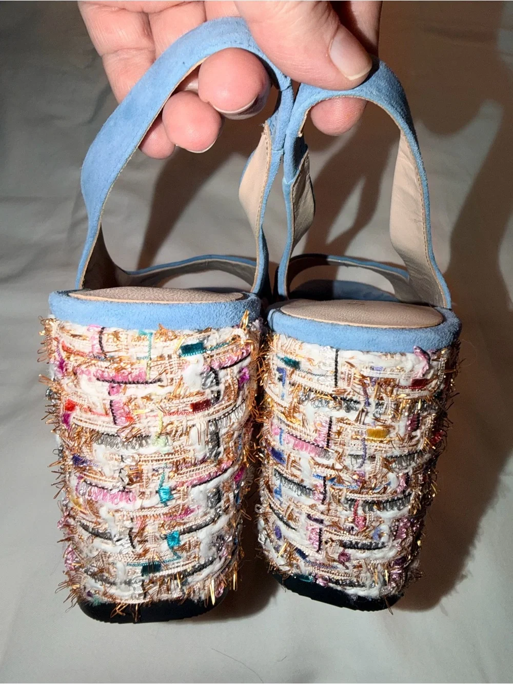 Sacha London Isla Sky Kid Suede/Paris Women’s Size 8.5